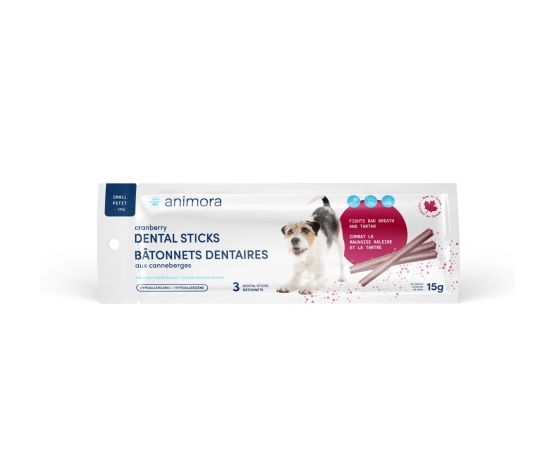 Animora Cranberry Dental Sticks For Dog - Sample pack