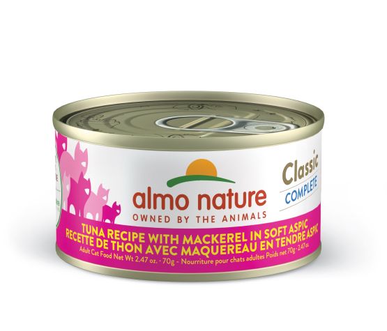 Almo Classic Complete Cat - Tuna Recipe with Mackerel in Soft Aspic 70g