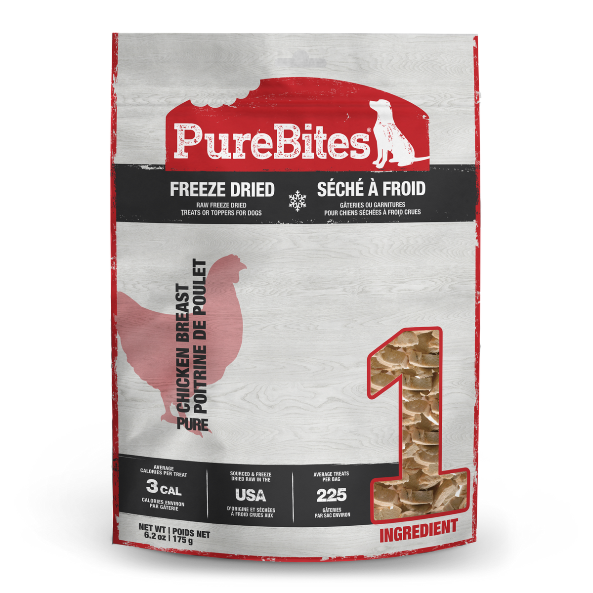 PureBites Freeze Dried Dog Treats - Chicken