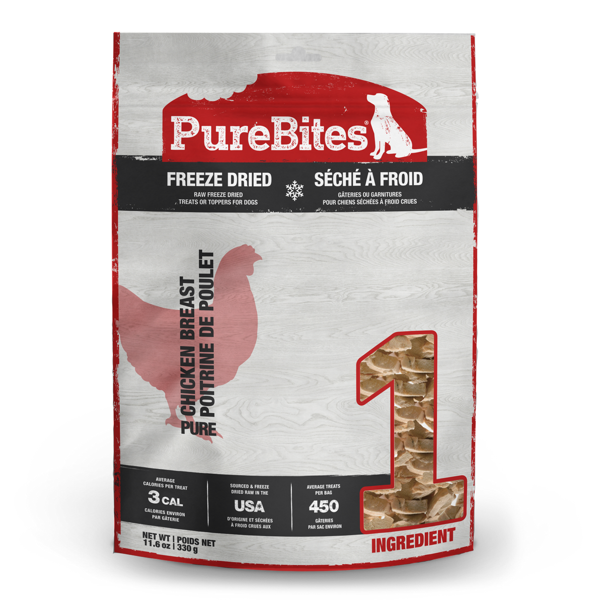 PureBites Freeze Dried Dog Treats - Chicken