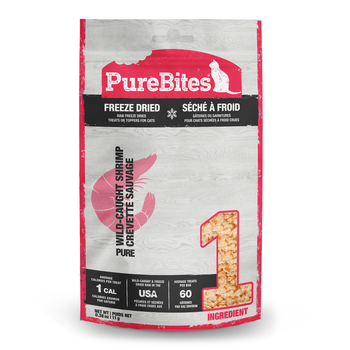 PureBites Freeze Dried Cat Treats - Shrimp