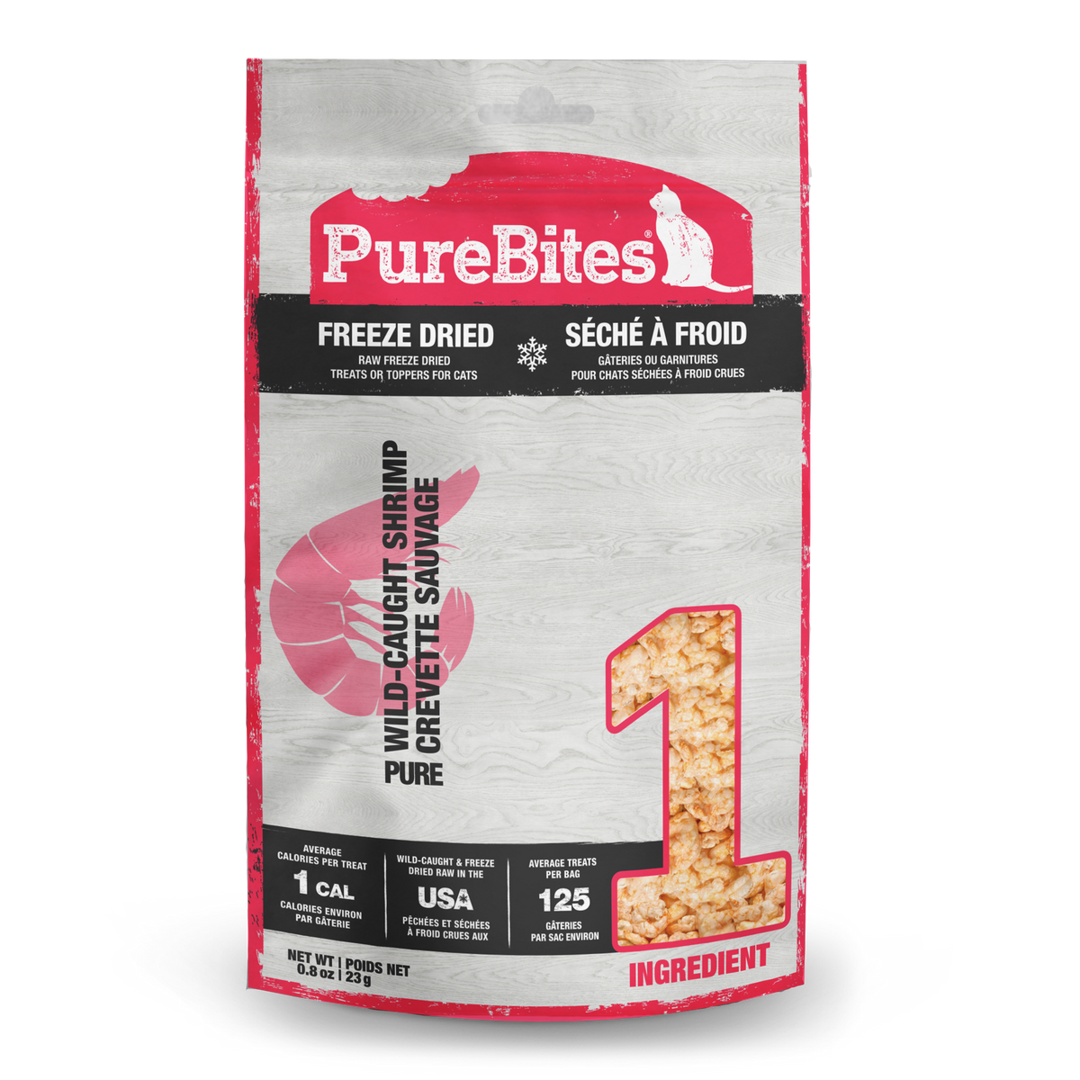 PureBites Freeze Dried Cat Treats - Shrimp