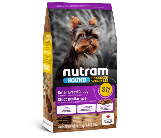 Nutram Sound S11 Small Breed Puppy Food 4.4lbs