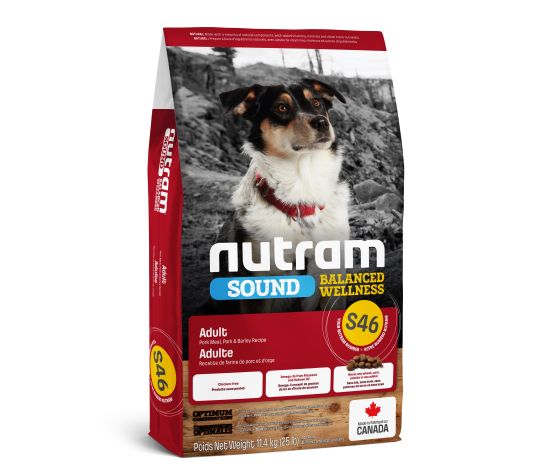 Nutram Sound S46 Pork Dog Food