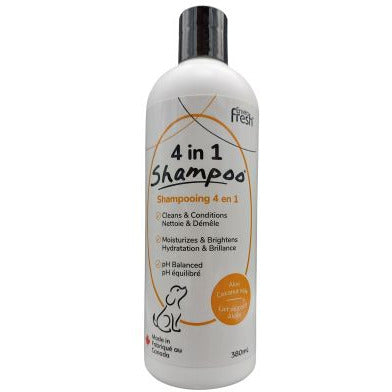 Envirofresh Shampoing pour Chien - 4 En 1 - Lait De Coco &amp; Aloès 380ml