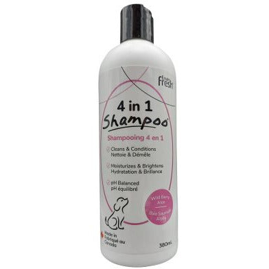 Envirofresh Dog Shampoo - 4 In 1 - Wild Berry &amp; Aloe 380ml