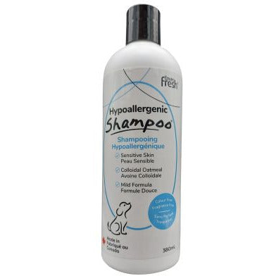Envirofresh Shampoing pour Chien - Hypoallergénique Sans Parfum &amp; Sans Couleur 380ml