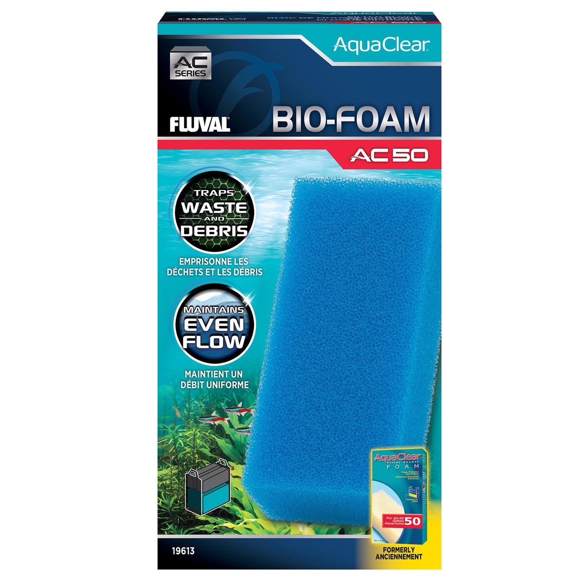 Bloc de mousse Bio-Foam pour filtre à moteur AC50 AquaClear