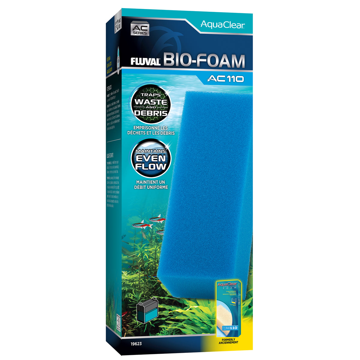 Bloc de mousse Bio-Foam pour filtre à moteur AC110 AquaClear
