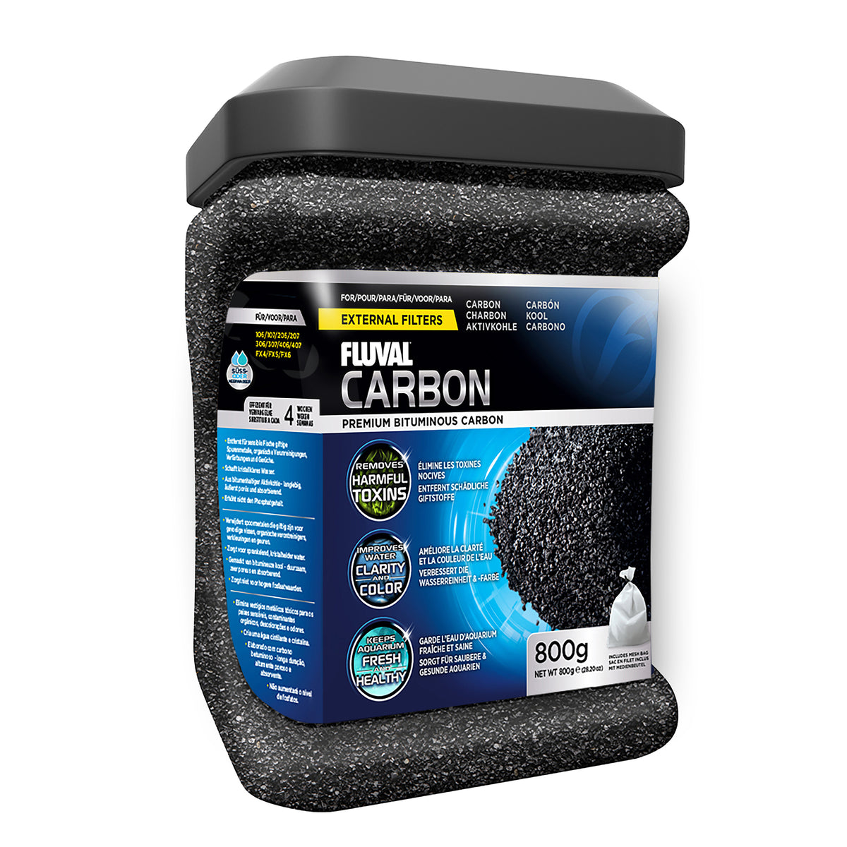 Charbon Fluval de premier choix, 800 g (28,20 oz)