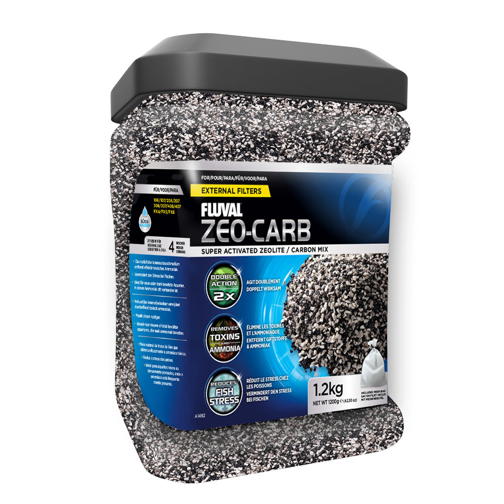 Masse filtrante Zeo-Carb Fluval, 1 200 g (42,32 oz)