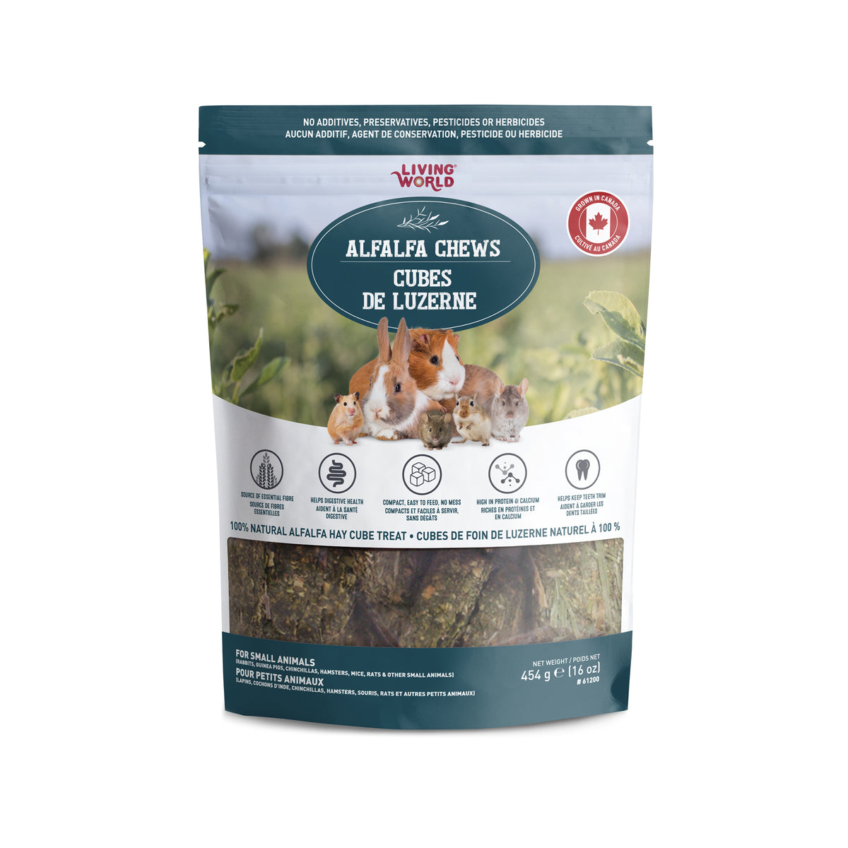 Chews de luzerne Living World - 454 g (16 oz)