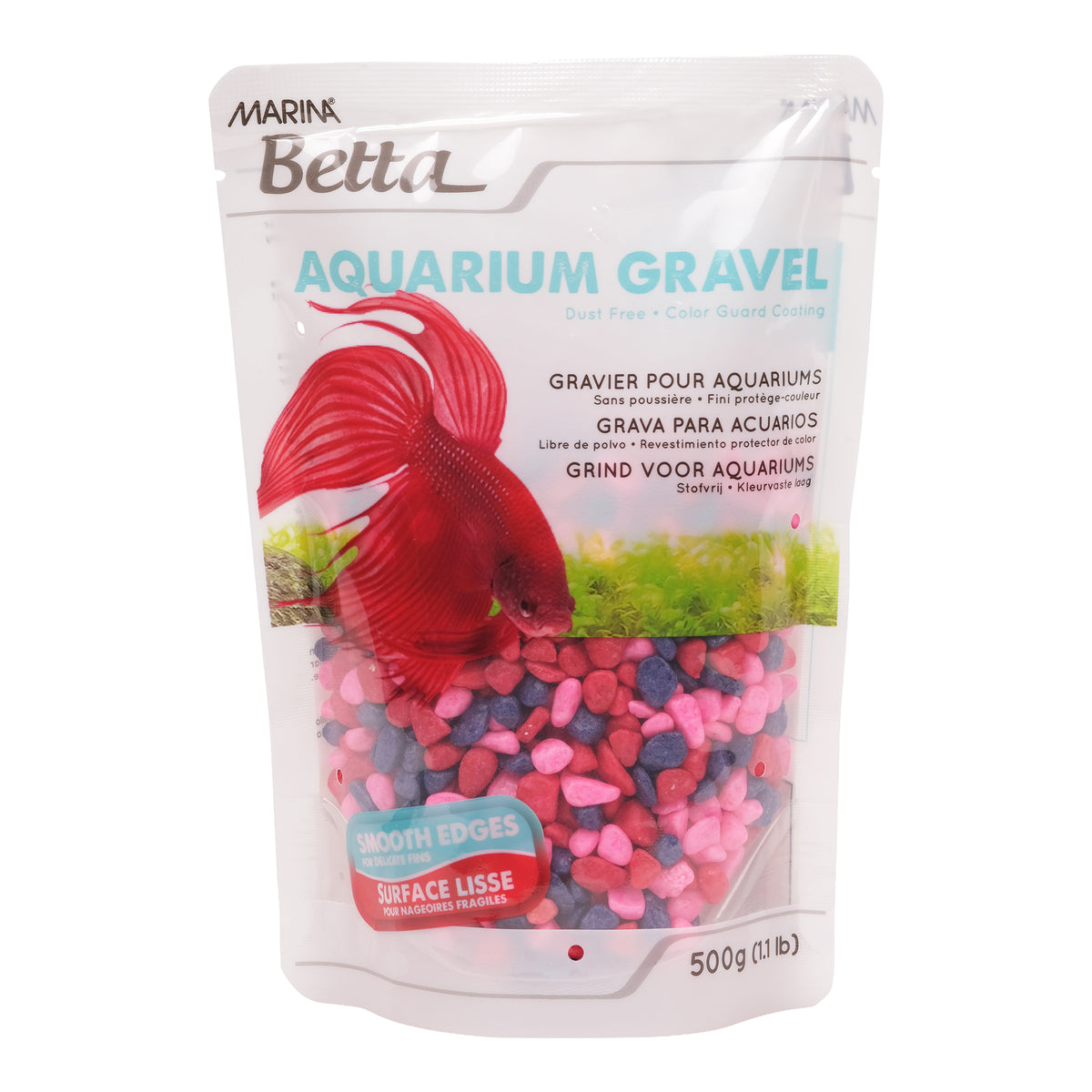 Gravier Marina Betta - Jelly Bean - 500 g (1,1 lb)