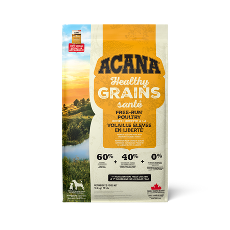 Acana Healthy Grains / Grains Santé - Recette de Volaile - Nourriture pour chien