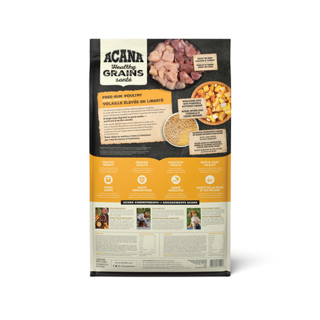 Acana Healthy Grains / Grains Santé - Recette de Volaile - Nourriture pour chien