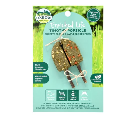 Oxbow Enriched Life - Natural Chews - Timothy Popsicle