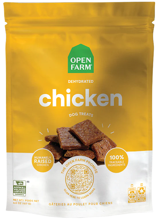 Open Farm - Dehydrated Chicken Dog Treats 4.5oz