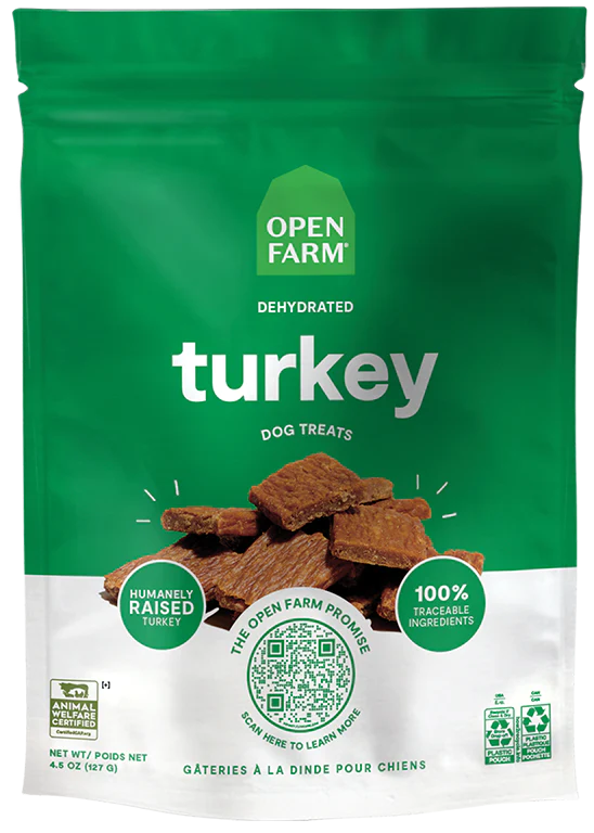 Open Farm - Dehydrated Turkey Dog Treats 4.5oz