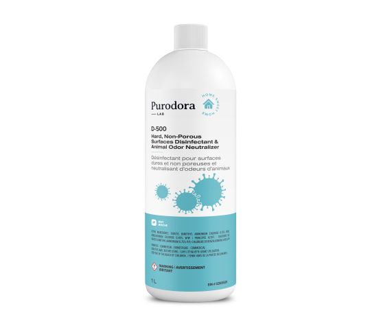 Purodora Lab - D-500 Non-Porus Surfaces Disinfectant &amp; Animal Odour Neutralizer
