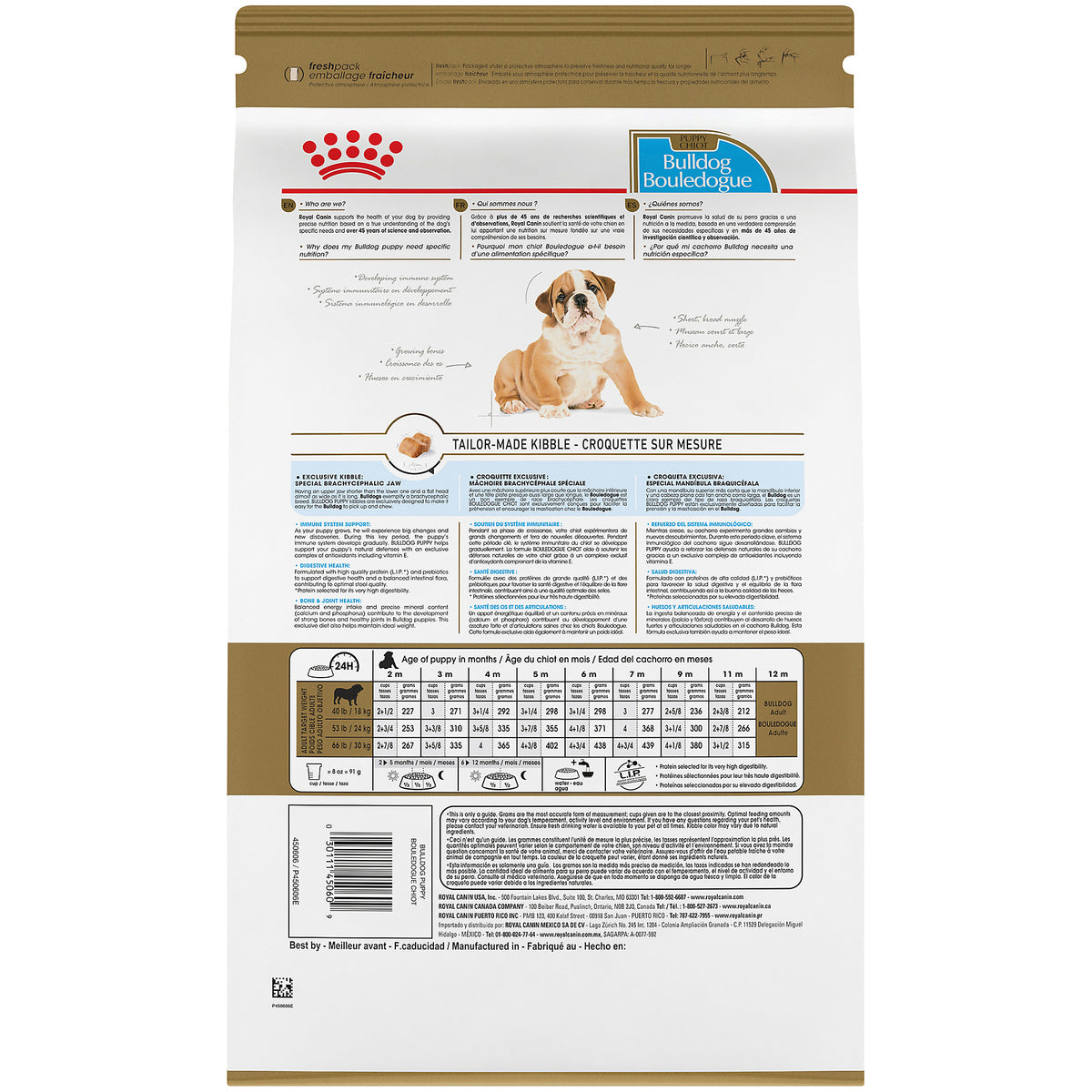 Royal Canin Bulldog Puppy Dry Dog Food (30lb)