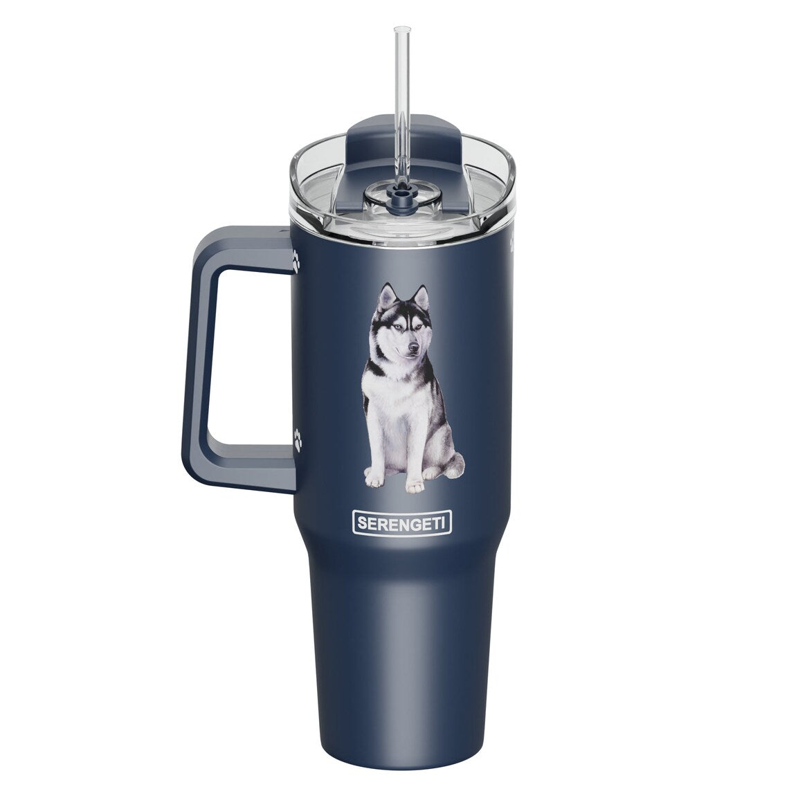 SERENGETI Stainless Steel Mug 40oz - Siberian Husky