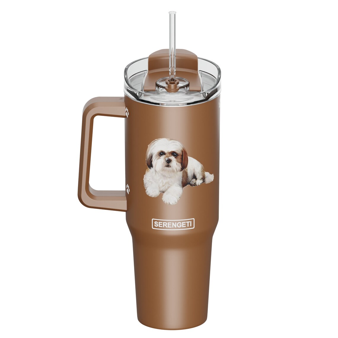 SERENGETI Bouteille Stainless Steel 40oz - Shih Tzu