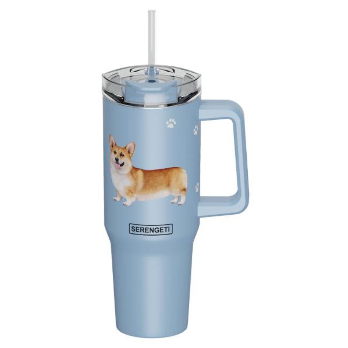 SERENGETI Stainless Steel Mug 40oz - Welsh Corgi