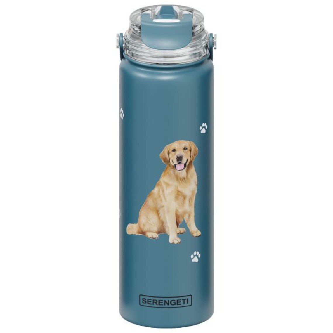 SERENGETI Stainless Steel Water Bottle 24oz Golden Retriever Safari Pet Center