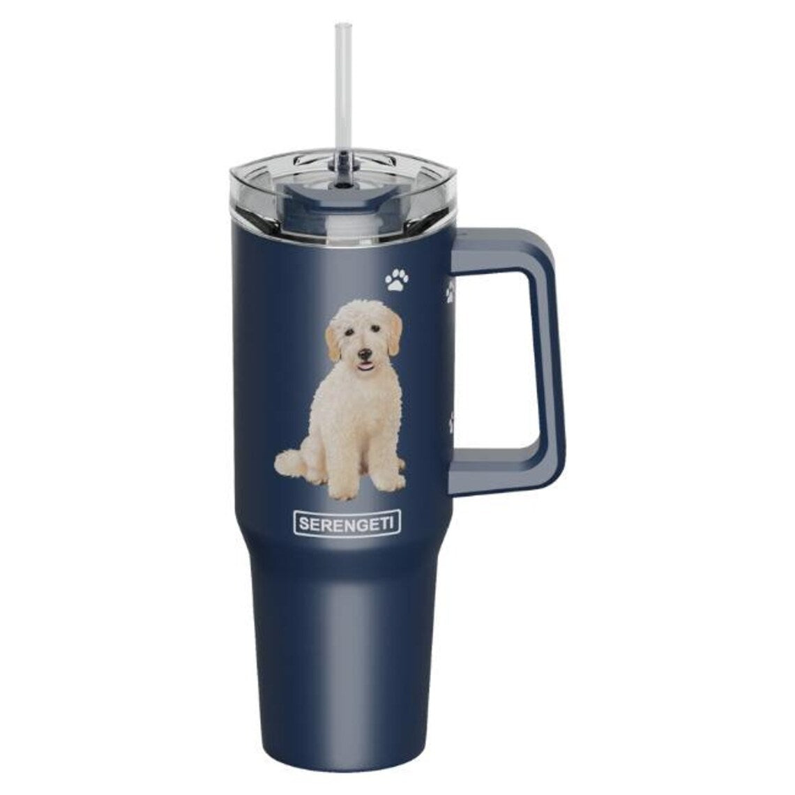 SERENGETI Stainless Steel Mug 40oz - Goldendoodle