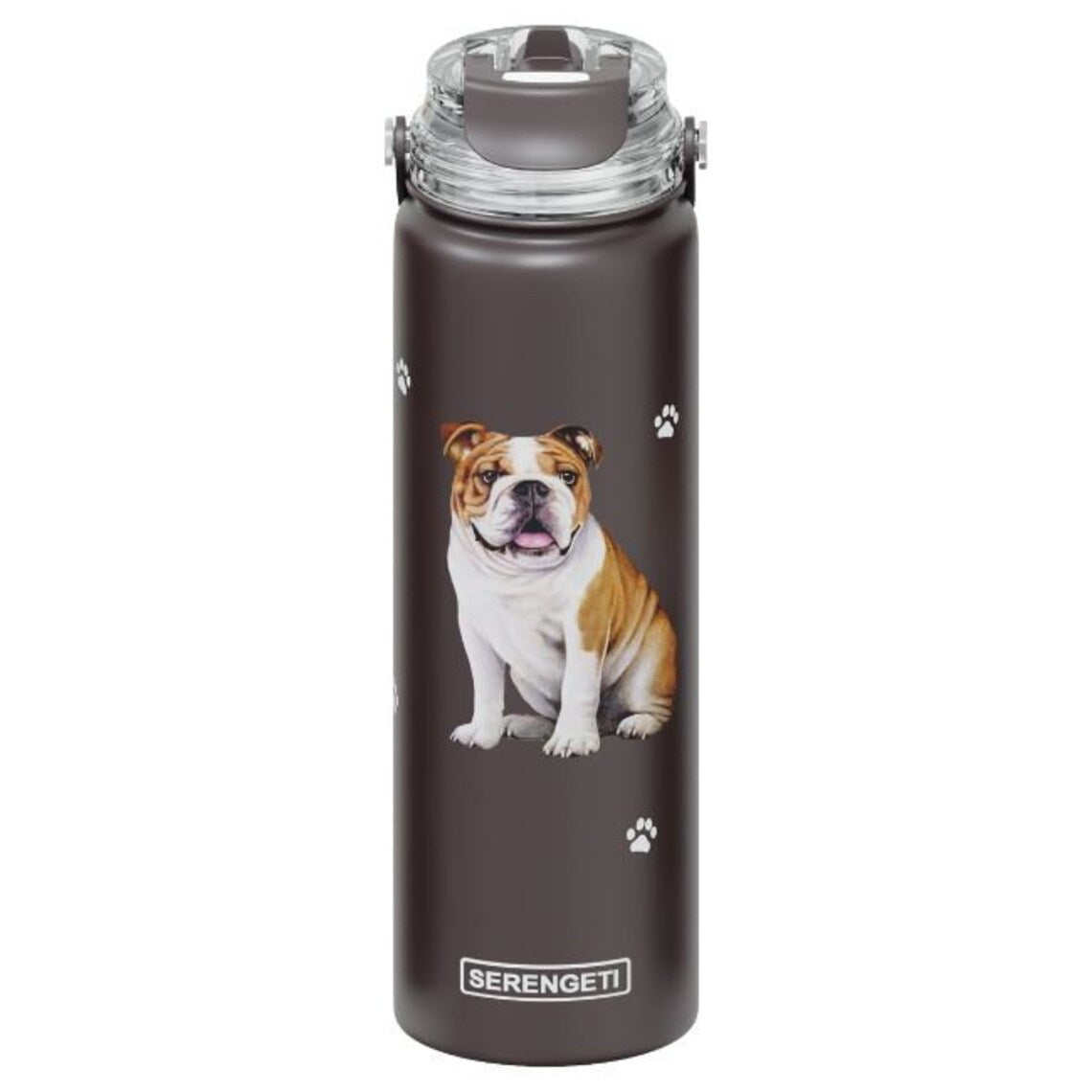 SERENGETI Stainless Steel Water Bottle 24oz - Bulldog