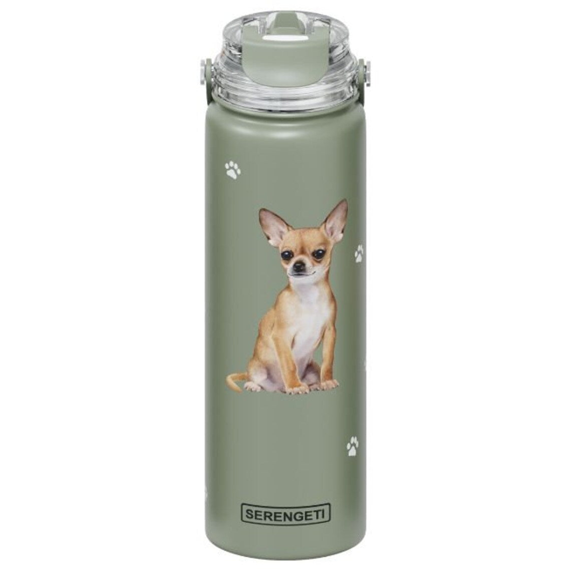 SERENGETI Bouteille d&#39;eau Stainless Steel 24 oz- Chihuahua Beige
