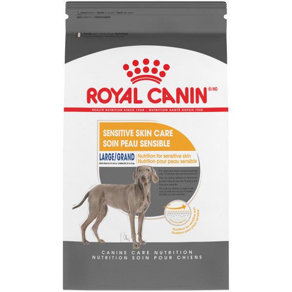 Royal Canin Large Sensitive Skin Dry Dog Food (30lb)