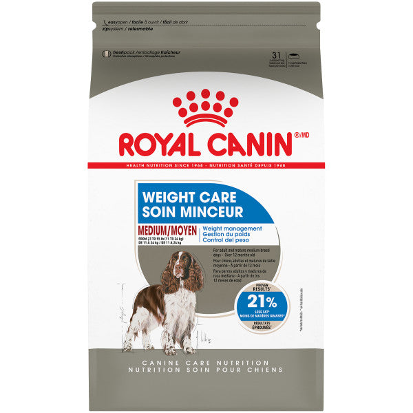 Royal Canin Moyen Soins Minceur - Nourriture pour chien (30lb)