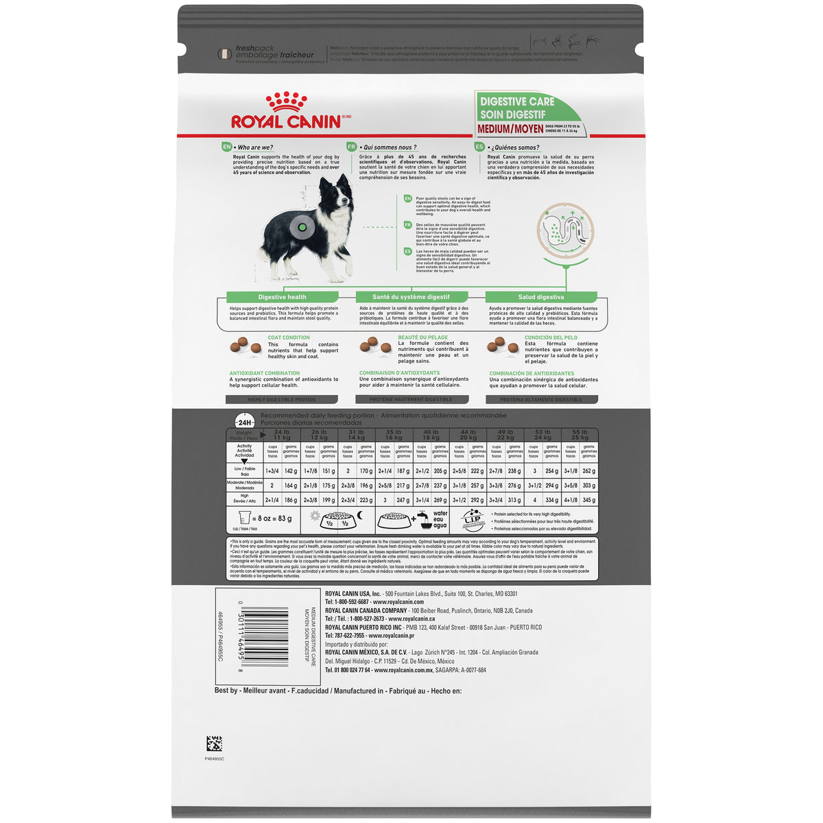 Royal Canin Medium Digestive Care Dry Dog Food (30lb)