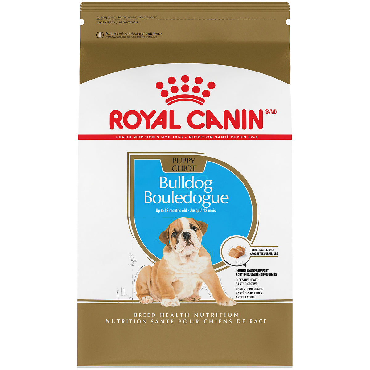 Royal Canin - CHIOT BOULEDOGUE – nourriture sèche pour chiots (30lb)