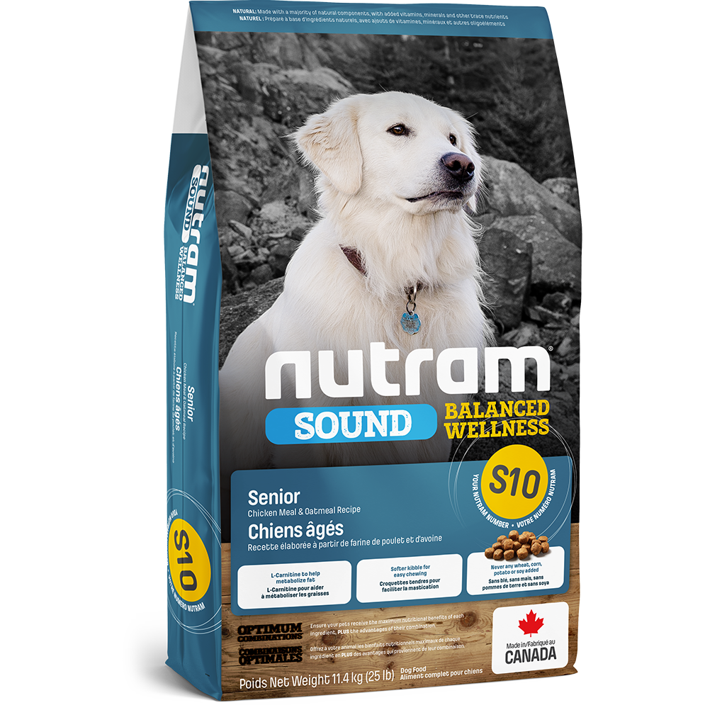 Nutram S10 Sound Balanced Wellness - Nourriture pour chiens sénior
