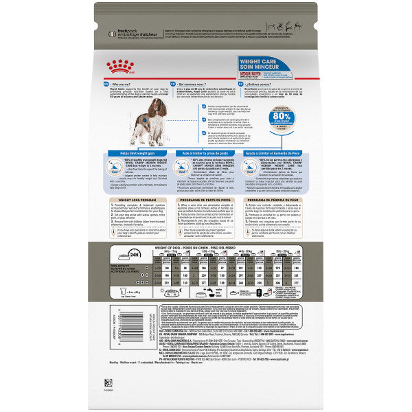 Royal Canin Medium Weight Care Dog Food (30lb)