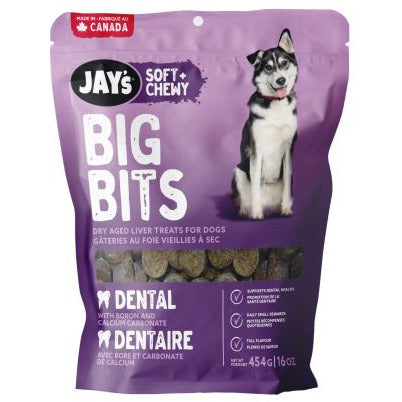 Jay&#39;s Big Bits - Gâteries pour Chien - Dentaire 454g
