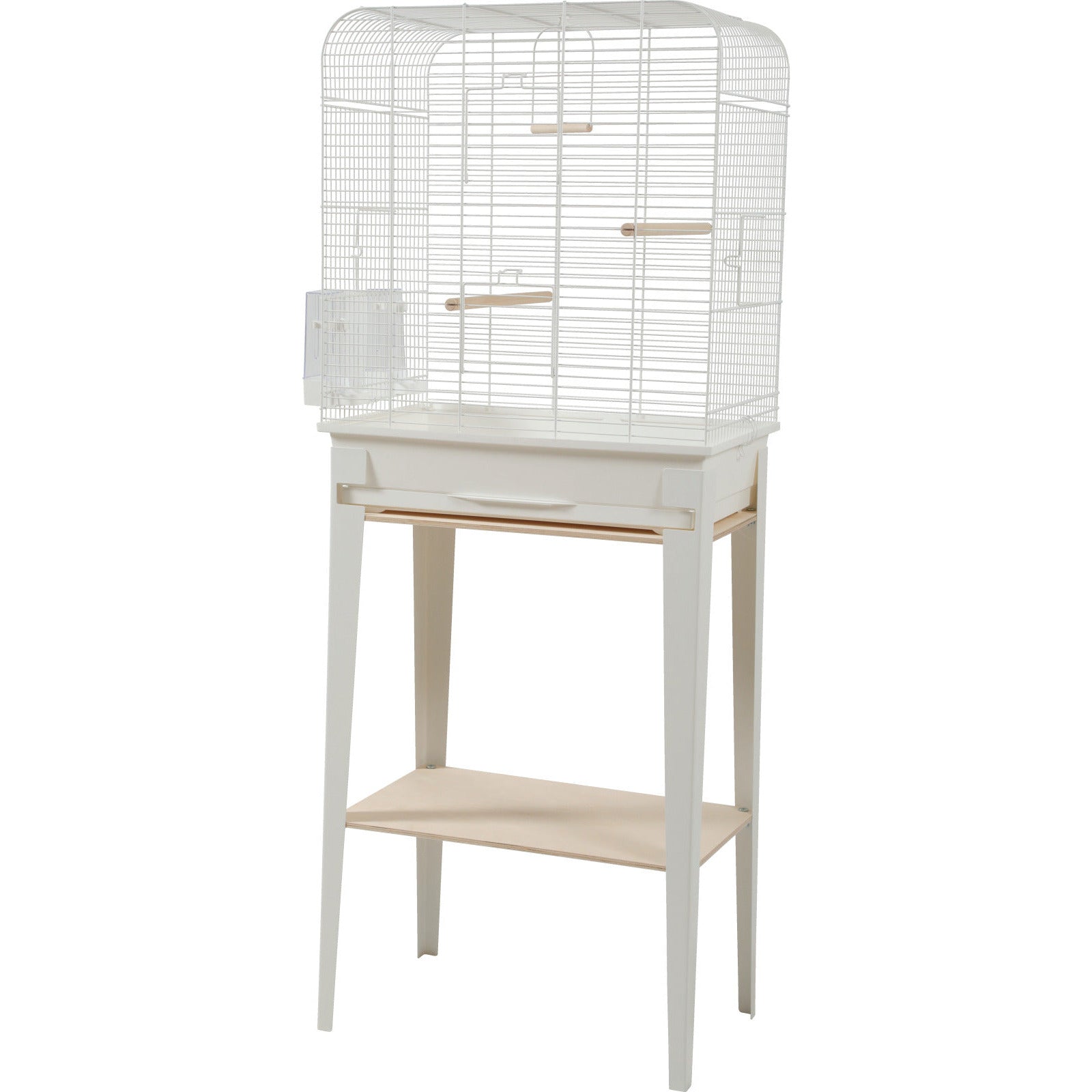 鳥かごZOLUX CHICシリーズ 104182 CHIC LOFT ホワイト Zolux Chic Loft Bird Cage (Large) - Safari Pet Center
