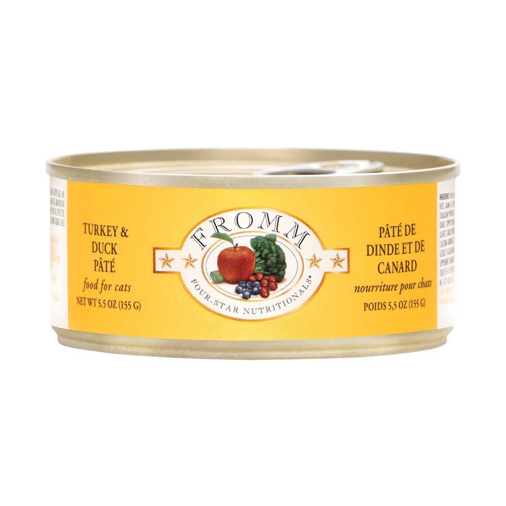Fromm Four-Star Turkey &amp; Duck Pate Canned Entrée Cat Food