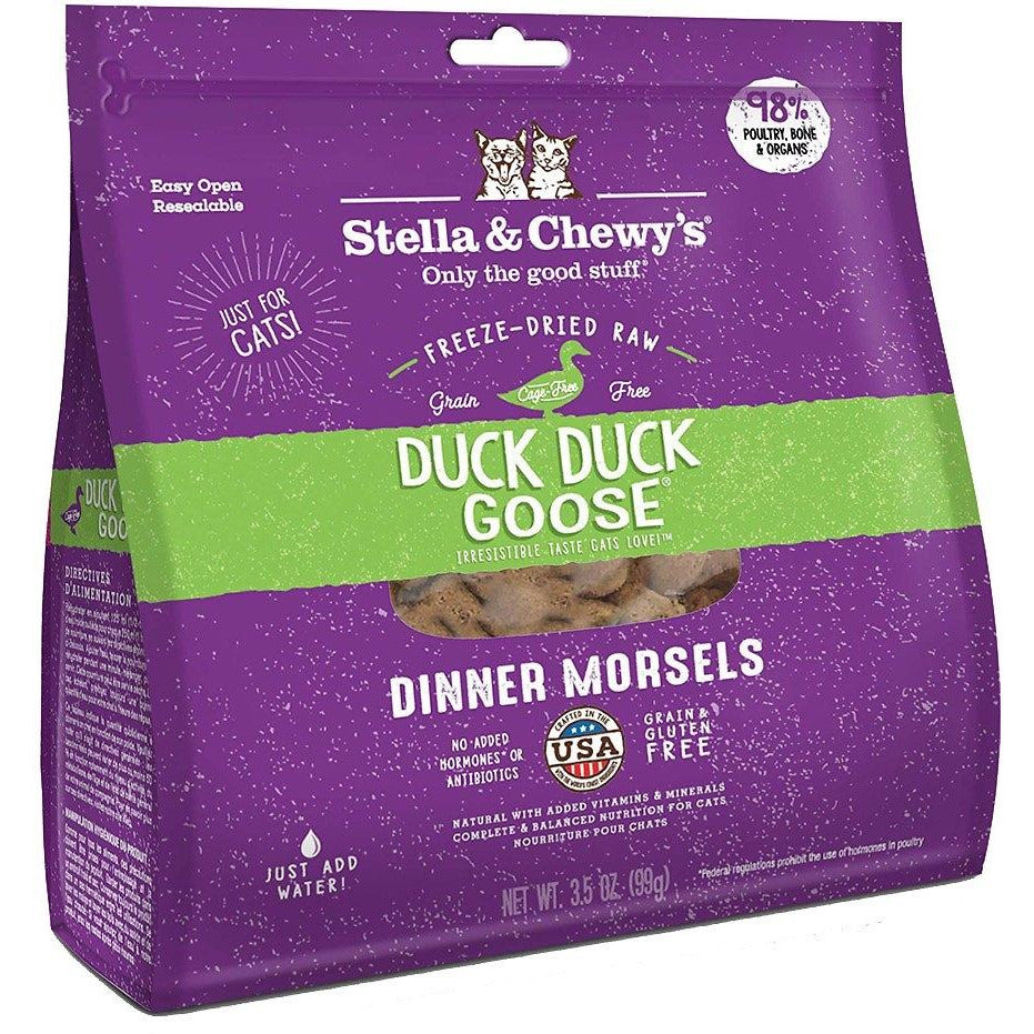 Stella &amp; Chewy&#39;s - Duck Duck Goose Freeze-Dried Dinner Morsels - Cat Food