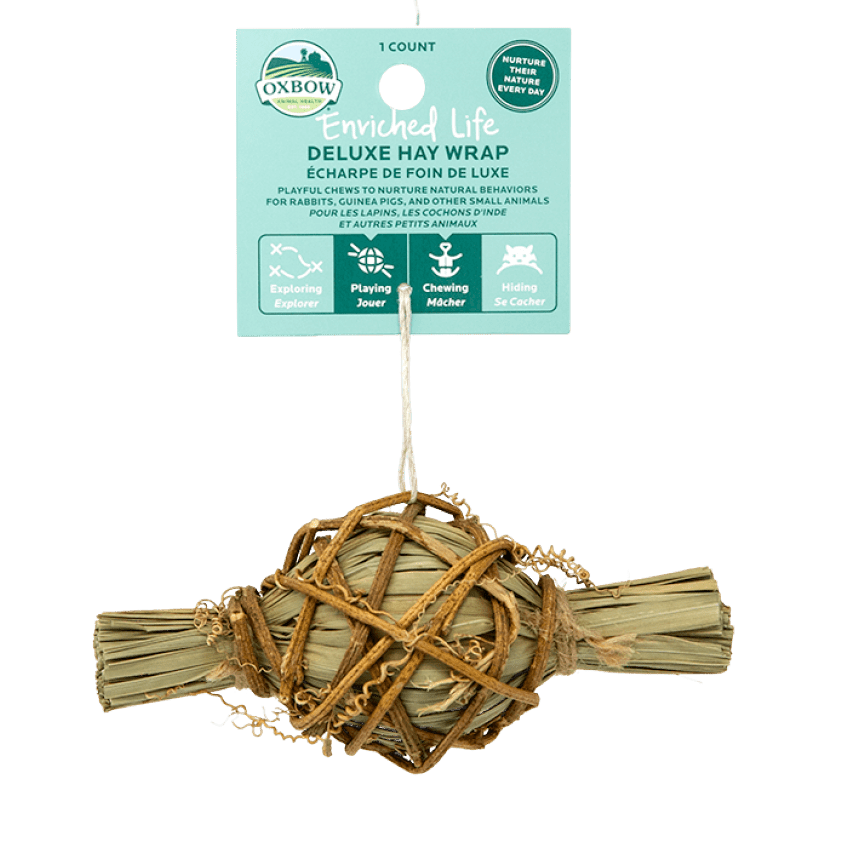 Oxbow Enriched Life Hay Chew Treat - Deluxe Hay Wrap