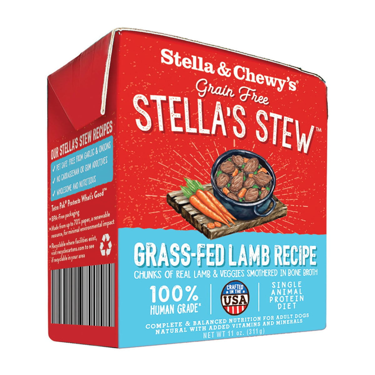 Stella &amp; Chewy&#39;s - Stella&#39;s Stew - Grass-Fed Lamb Grain-Free Dog Food (11oz)