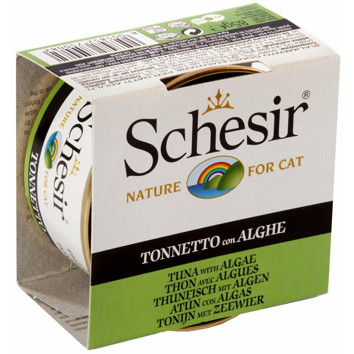 Schesir Thon avec algues  (85g) - Nourriture en conserve pour chats (85g)