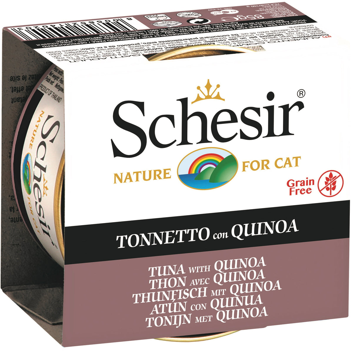 Schesir Thon avec Quinoa  (85g) - Nourriture en conserve pour chats (85g)