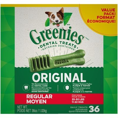 Greenies Value Pak Régulier 36oz