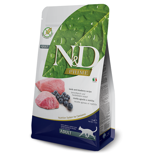 Farmina N&amp;D (Natural &amp; Delicious) - Prime Lamb &amp; Blueberry Cat Food