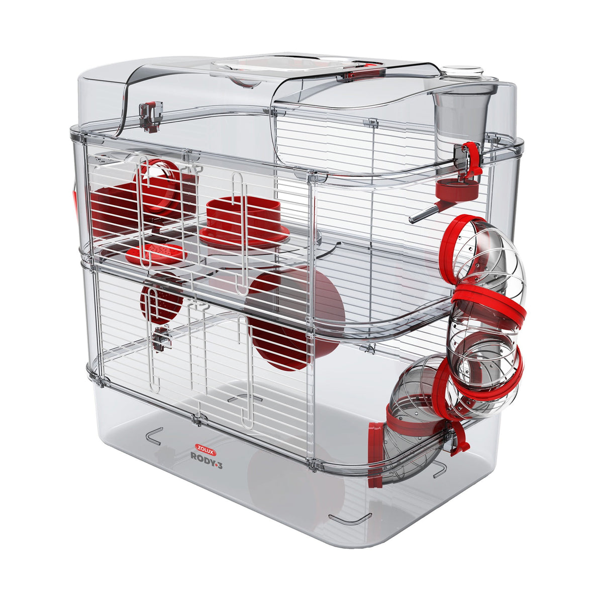 Zolux Rody 3 Duo - Habitat / Cage pour rongeurs - Hamster, Souris