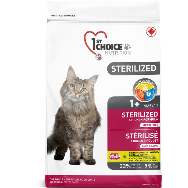 1st Choice Adult Sterilized Cat Food (5kg)
