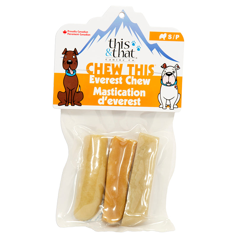 This &amp; That - Chew This - Everest Chews - Small, 3-pack